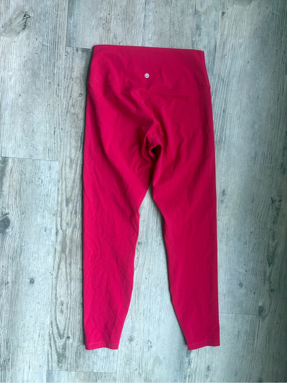 Red High-Waisted Leggings